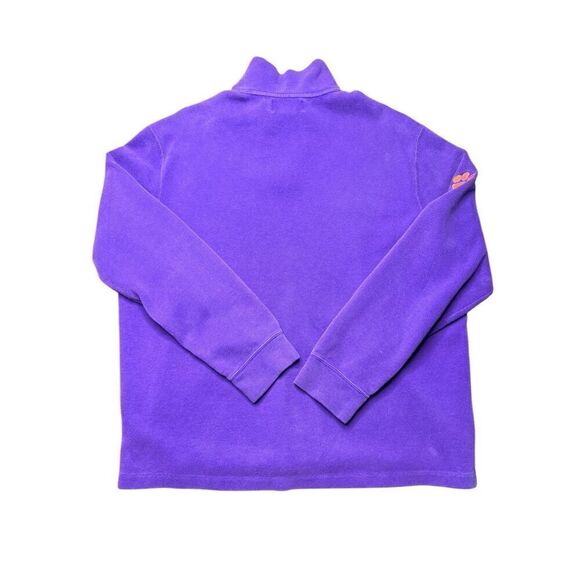 Vintage Polo Ralph Lauren Clemson Tigers 1/4 Zip Pullover Mens L Knit NCAA - Picture 2 of 10